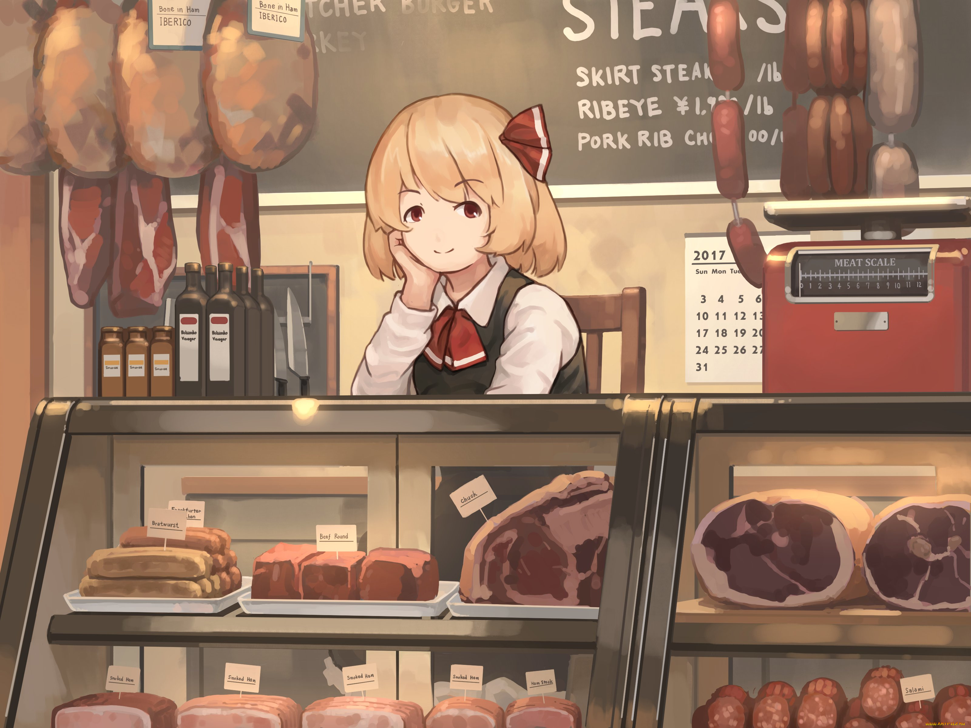 Мясо аниме